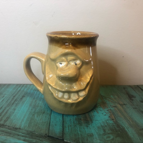 Kitchen | Vintage Ugly Face Coffee Mug | Poshmark